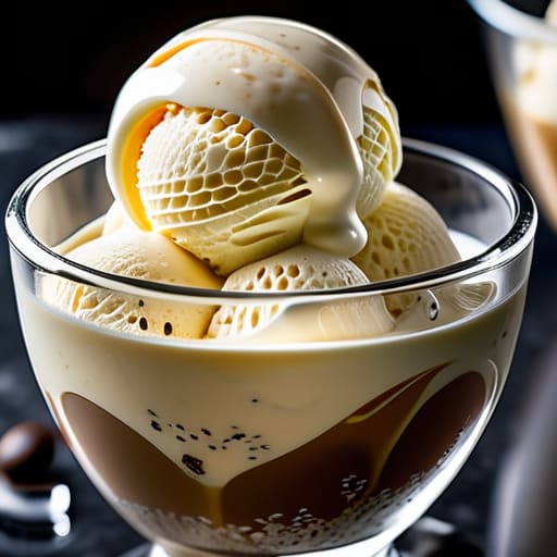 The Three-Ingredient Affogato with vanilla gelato.