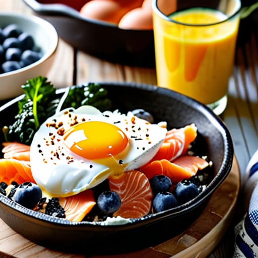 Healthy high protein breakfast ideas.