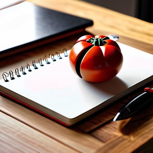 Using the pomodoro technique for productivity.