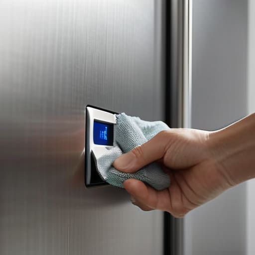 Removing fingerprints from stainless steel without the scrubbing.