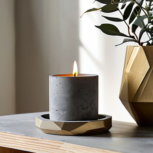 Modern high-end concrete craft ideas.