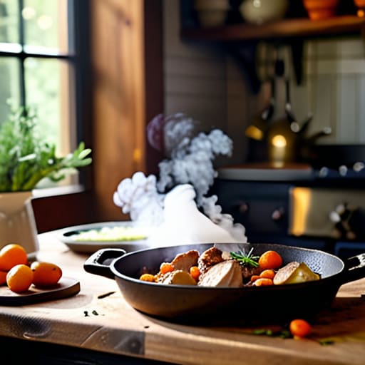 Easy one pot meals for minimal cleanup.