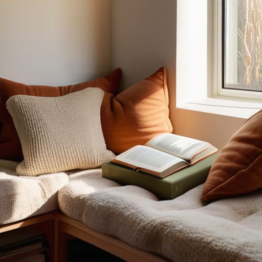 Cozy corner, The Floor-Level Sanctuary.