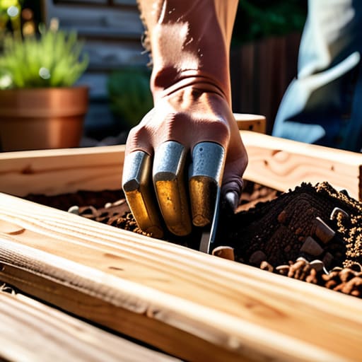 How to build a raised garden bed.