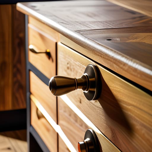 Swap the Hardware to upgrade thrifted furniture.